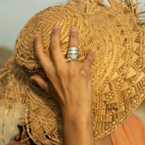 Anell Doble Pedra Lluna